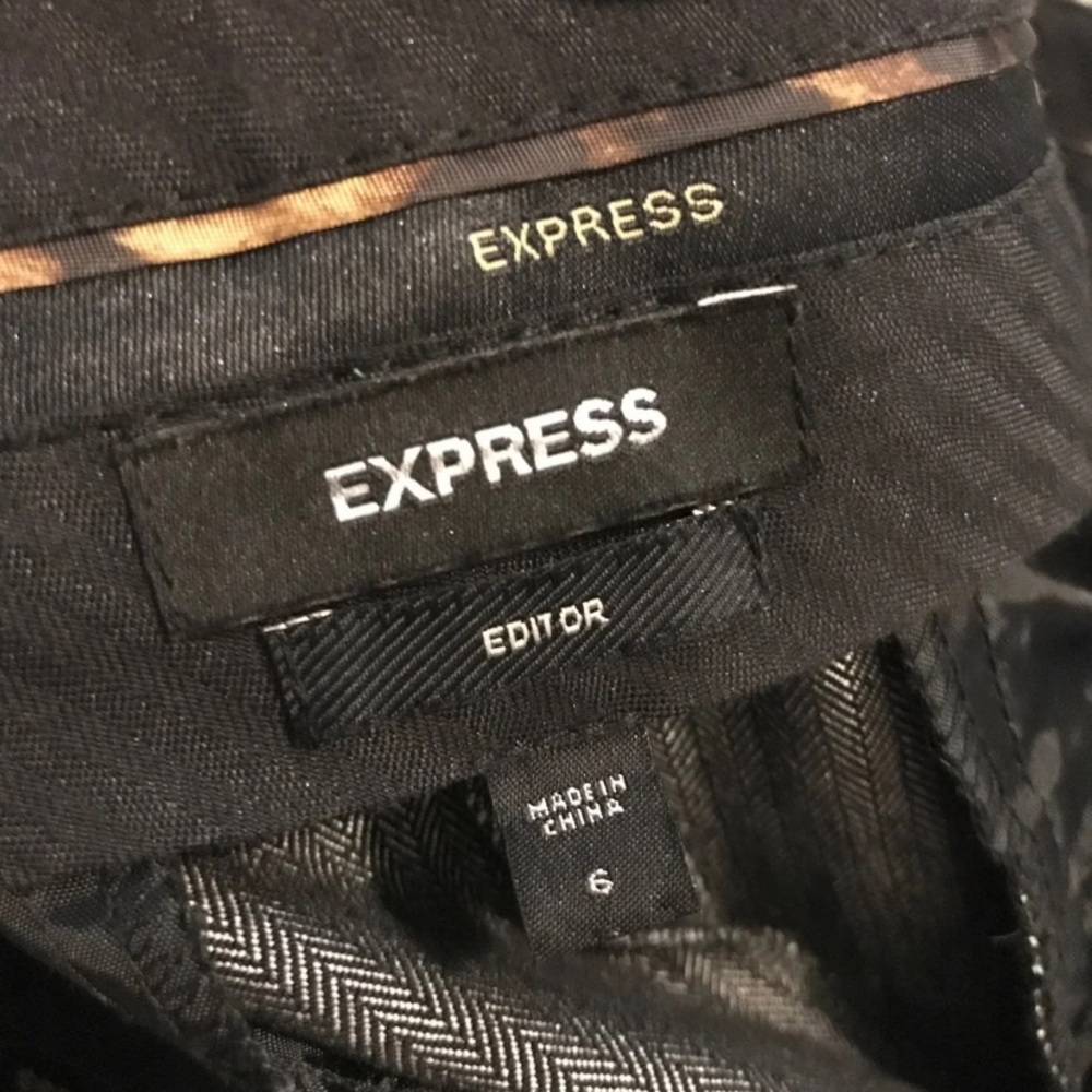 Express Editor Herringbone Pants - image 3